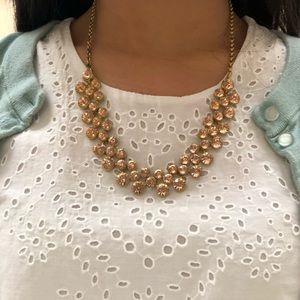 Rose Gold J.Crew Statement Necklace